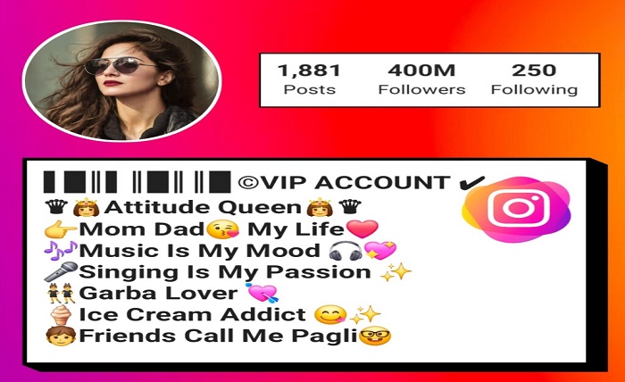 instagram vip bio