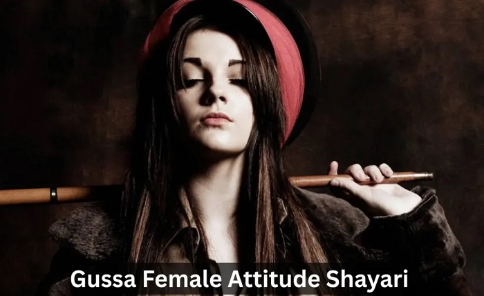 gussa female attitude shayari
